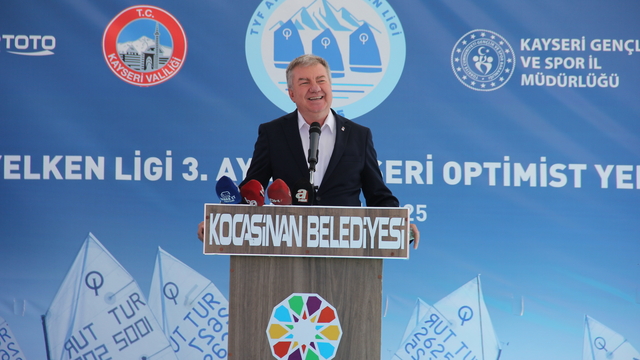 TYF Anadolu Yelken Ligi 3. Ayak Kayseri Optimist Yelken Yarışları'nın açılışı yapıldı