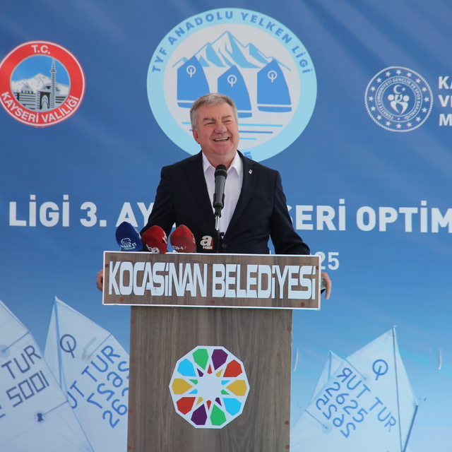 TYF Anadolu Yelken Ligi 3. Ayak Kayseri Optimist Yelken Yarışları'nın açılı...