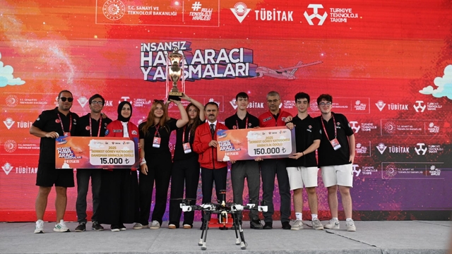 Kocaeli'de TÜBİTAK'ın düzenlediği İHA yarışları tamamlandı