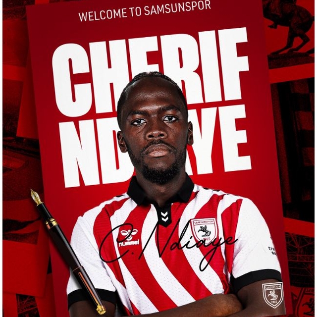 Samsunspor, Senegalli forvet Cherif Ndiaye ile sözleşme imzaladı