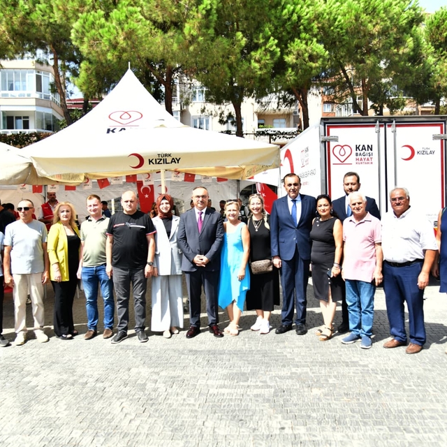Tekirdağ'da "Mahallenin Gücü, İyilikler Büyür" kan bağışı kampanyası sürüyo...