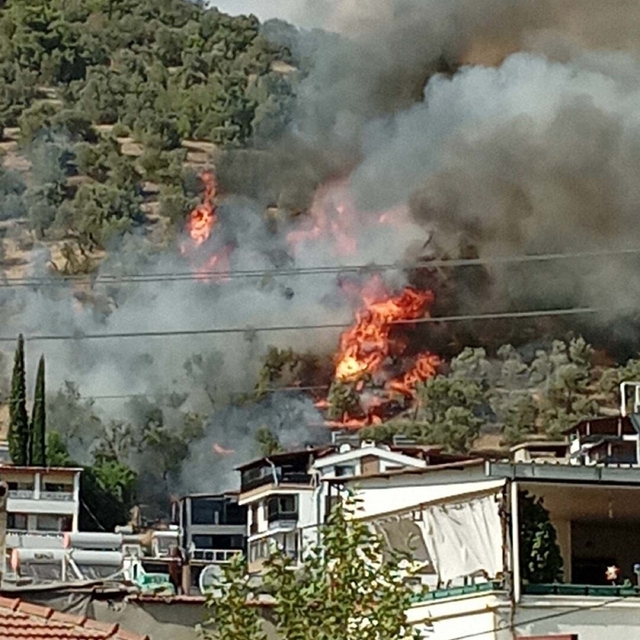 Balıkesir'deki yangın 5 saatte söndürüldü