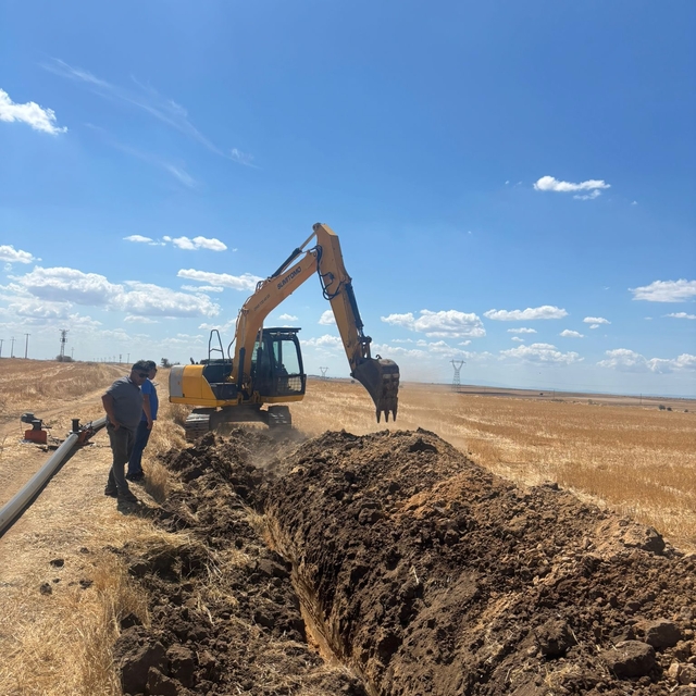 Edirne'de 2 bin 500 dekar tarım arazisi daha sulamaya açıldı