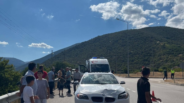 Amasya'da otomobilin çarptığı yaya öldü