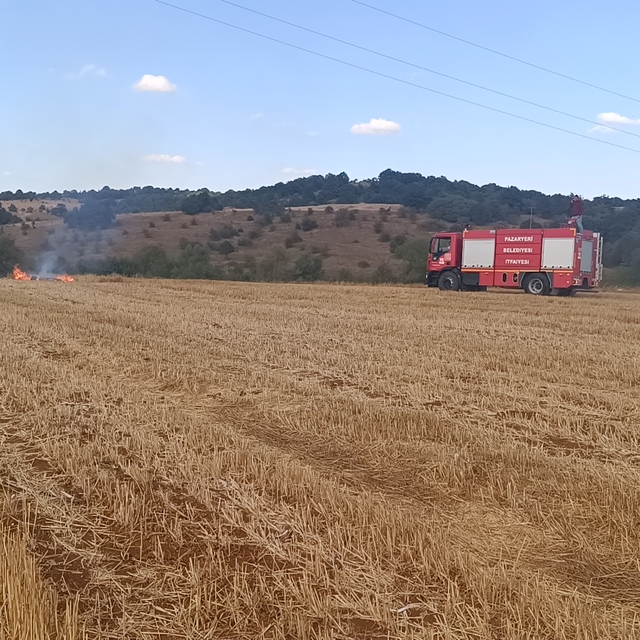Bilecik'te anızda çıkan yangın söndürüldü