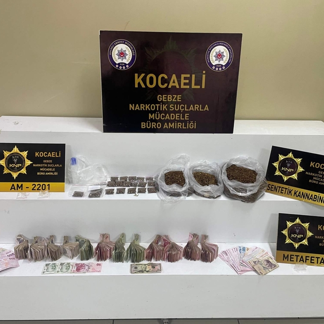 Kocaeli'de uyuşturucu operasyonunda 2 şüpheli tutuklandı