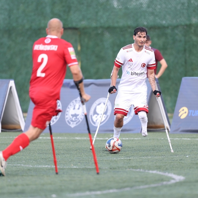 EAFF 2025 Ampute Futbol Uluslar A Ligi Türkiye: 2 Polonya: 4