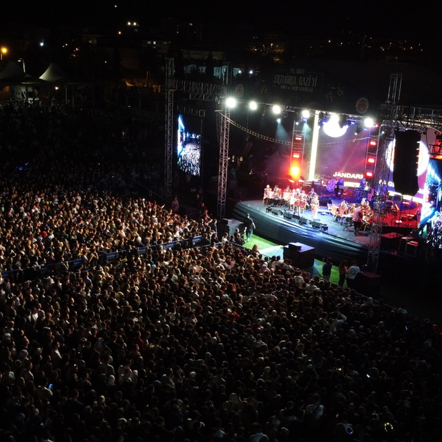Jandarma Bandosu, Söğüt Ertuğrul Gazi'yi Anma ve Yörük Şenlikleri'nde konse...