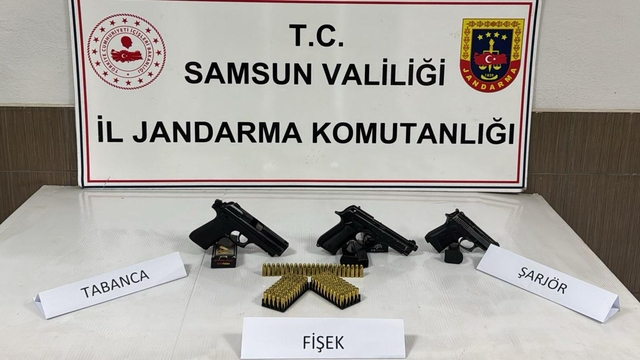 Samsun'da düzenlenen silah operasyonunda 1 kişi gözaltına alındı