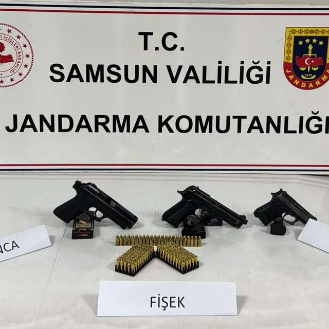 Samsun'da düzenlenen silah operasyonunda 1 kişi gözaltına alındı