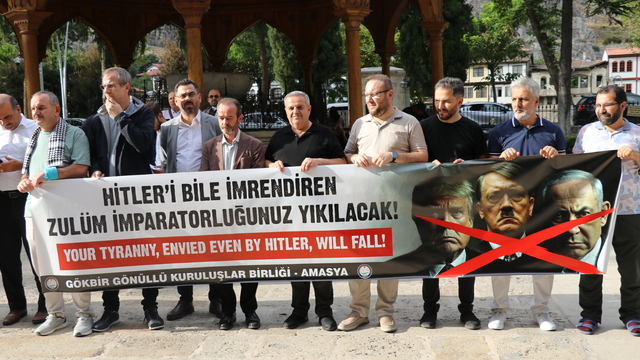 Amasya'dan Filistin'e ve Küresel Sumud Filosu'na destek