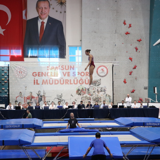 Trampolin Cimnastik Kulüpler Arası Türkiye Şampiyonası, Samsun'da sona erdi