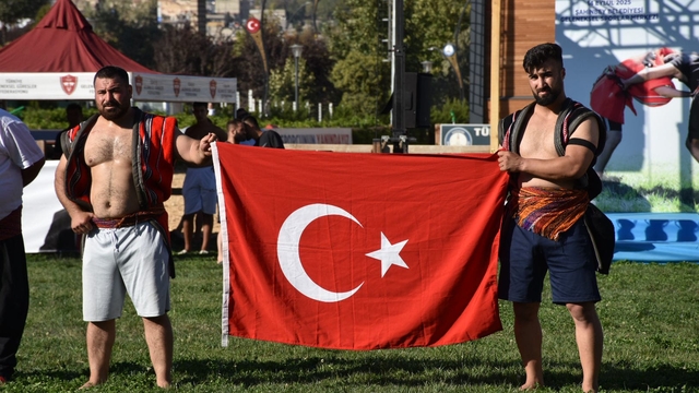 Gaziantep'te Aşırtmalı Aba Güreşi Türkiye Şampiyonası sona erdi