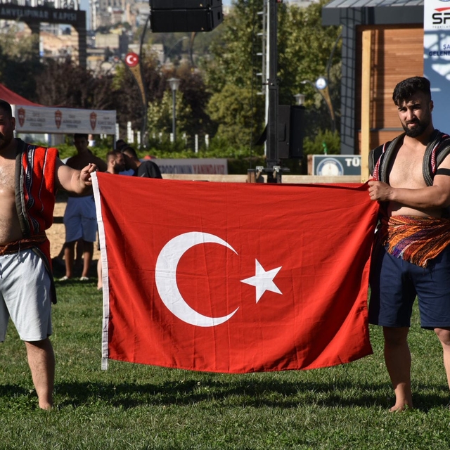 Gaziantep'te Aşırtmalı Aba Güreşi Türkiye Şampiyonası sona erdi