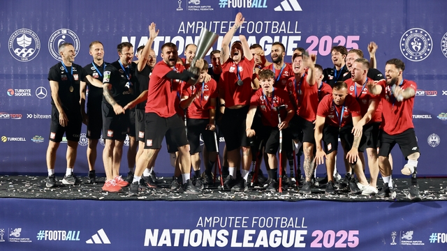 EAFF 2025 Ampute Futbol Uluslar A Ligi'nde şampiyon Polonya, kupasını aldı