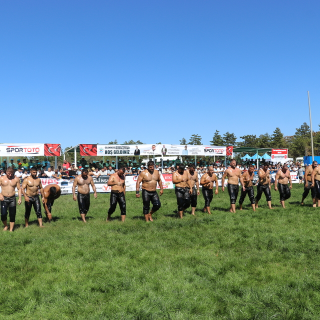 Amasya'da yağlı güreş organizasyonu