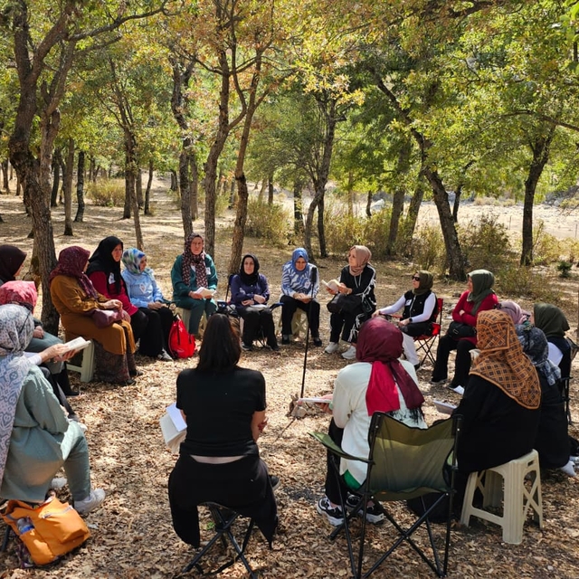 Beyşehir'de Filistinli çocuklar doğa etkinliğine katıldı