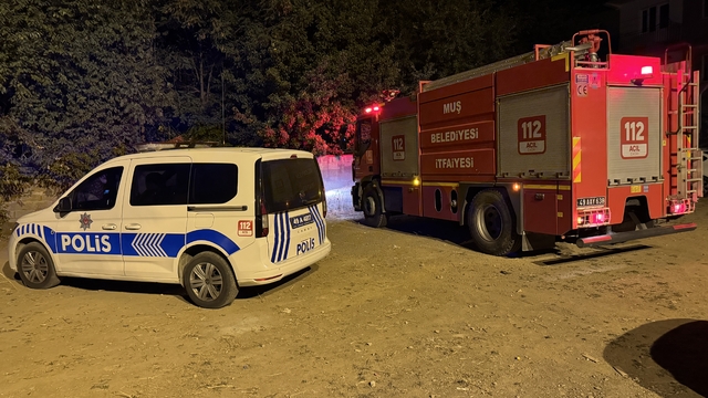 Muş'ta çıkan yangında yatalak kişi hayatını kaybetti