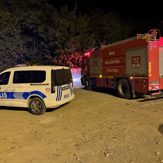 Muş'ta çıkan yangında yatalak kişi hayatını kaybetti
