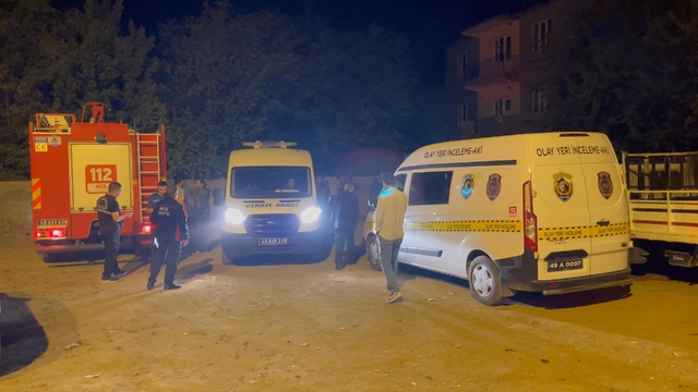 Muş'ta iki katlı evde çıkan yangında yatalak hasta yaşamını yitirdi