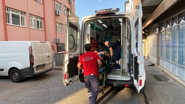 Nazilli'de devrilen motosikletin sürücüsü yaralandı