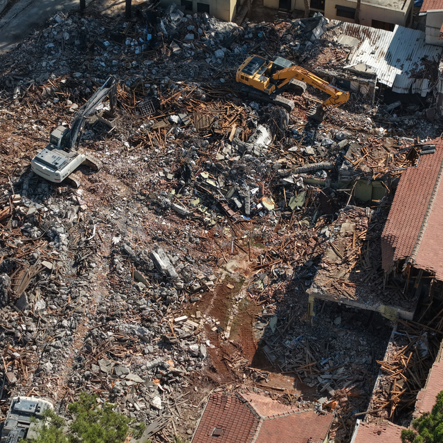 Antalya Müzesi'nde yıkım başladı