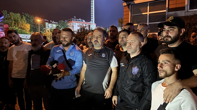 Trabzonsporlu taraftarlardan basın açıklaması