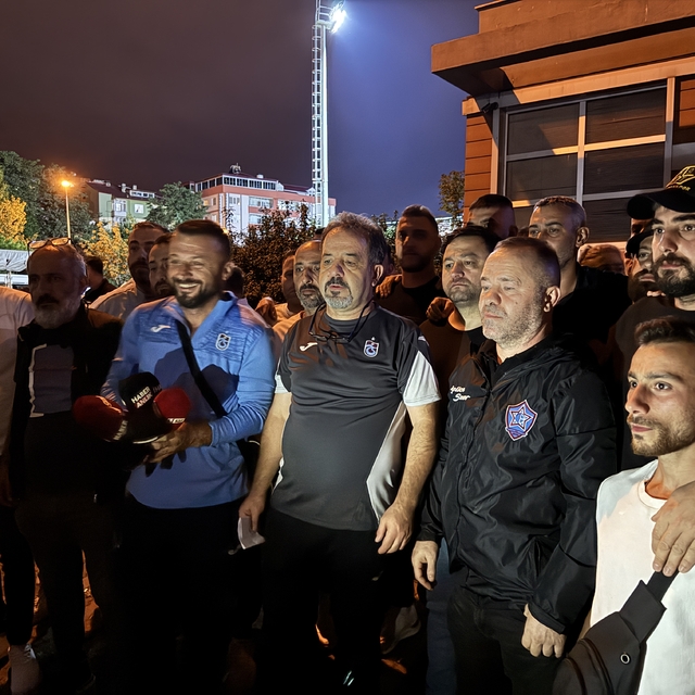 Trabzonsporlu taraftarlardan basın açıklaması