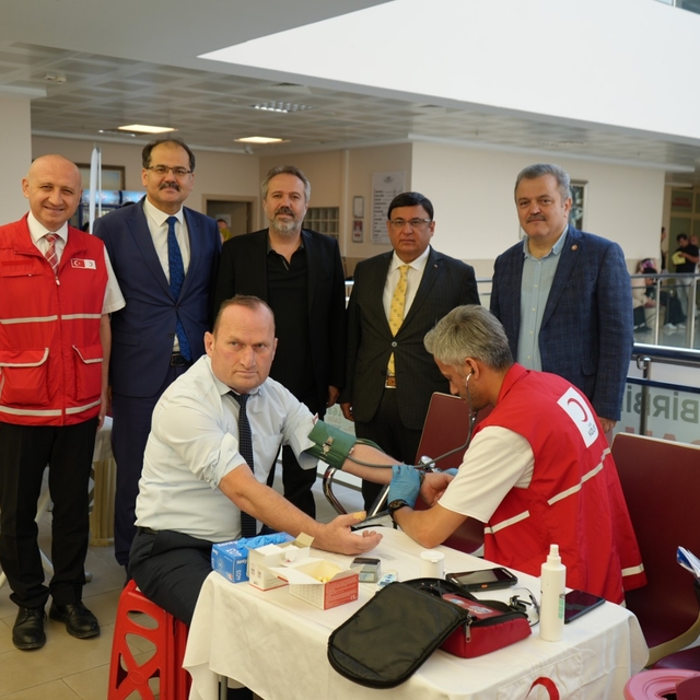 Samsun'da adliye personeli kan bağışında bulundu