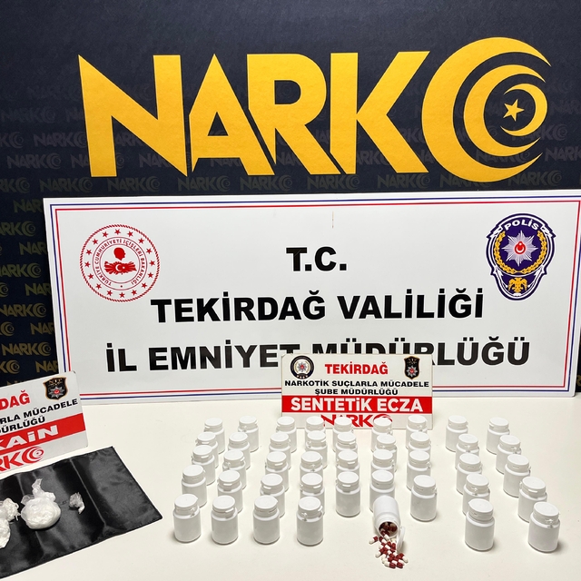 Tekirdağ'da uyuşturucu operasyonlarında yakalanan 14 şüpheli tutuklandı