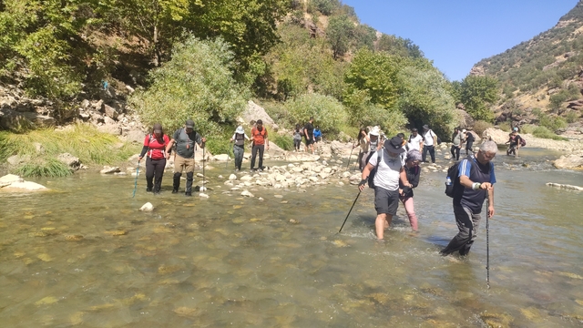 Doğaseverler Zore Kanyonu'nda yürüyüş gerçekleştirdi
