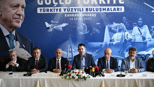 Çevre, Şehircilik ve İklim Değişikliği Bakanı Kurum, Kahramanmaraş'ta konuştu: