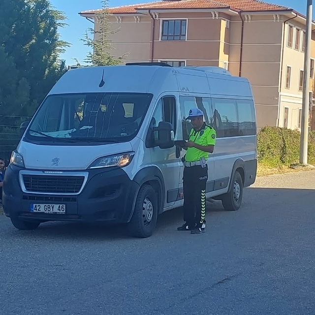 Seydişehir'de trafik denetimi yapıldı