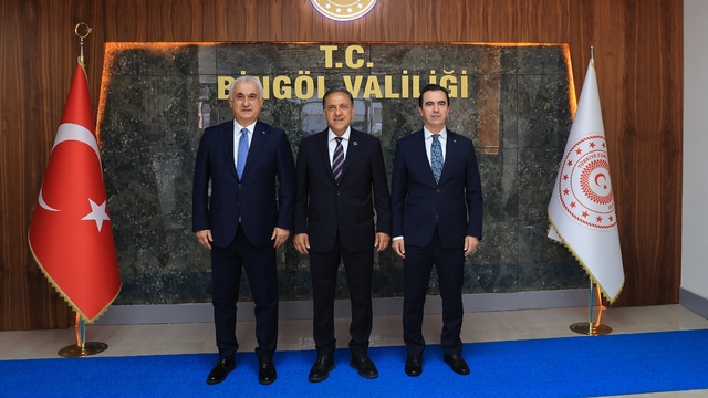 Muş Valisi Çakır ile Bitlis Valisi Karakaya'dan Bingöl Valisi Usta'ya ziyaret