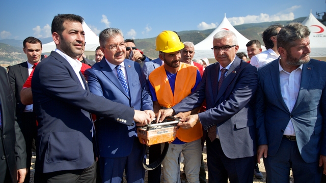 Osmaniye'de Türk Kızılay aşevinin temeli atıldı