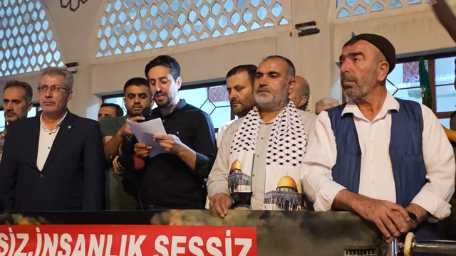 Şırnak'tan Filistin'e ve Küresel Sumud Filosu'na destek