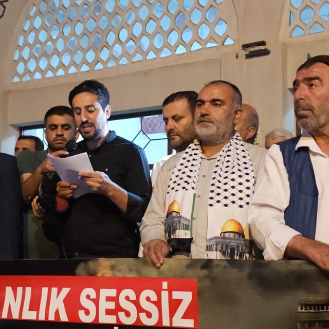 Şırnak'tan Filistin'e ve Küresel Sumud Filosu'na destek