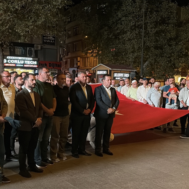 Tekirdağ'da STK'lar Platformu Gazze'deki kara operasyonunu kınadı