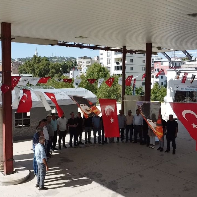 Gülnar ilçesinde 10 mahallede taziye çadırı kuruldu