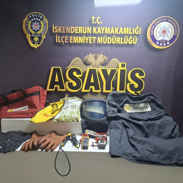 İskenderun'da hırsızlık şüphelisi yakalandı