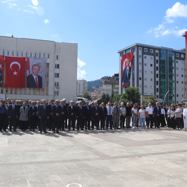 Atatürk'ün Rize'ye gelişinin 101. yıl dönümü kutlandı