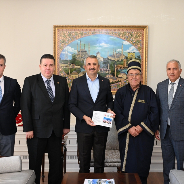 Edirne Valisi Sezer'e Ahilik Haftası davet ziyareti