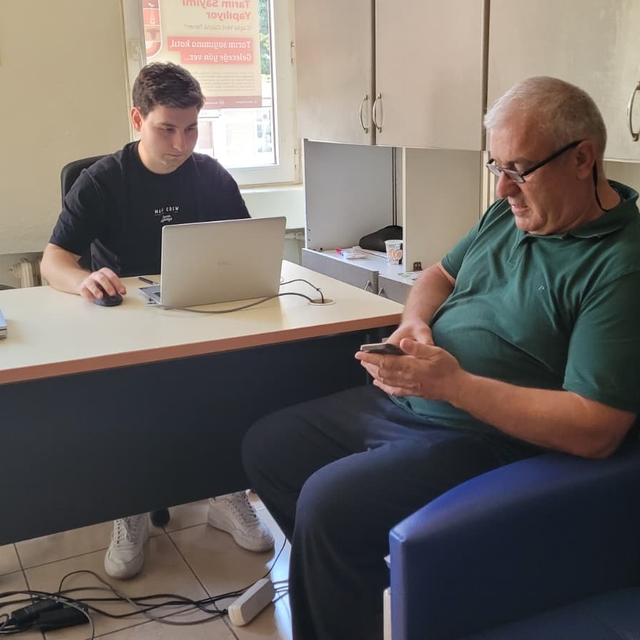 Tekkeköy'de tarım sayımı çalışmaları sürüyor