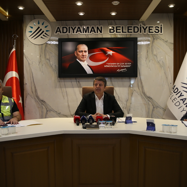 Adıyaman Belediye Başkanı Tutdere, basın mensuplarıyla bir araya geldi