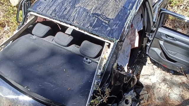 Tokat'ta uçuruma devrilen otomobilin sürücüsü yaralandı