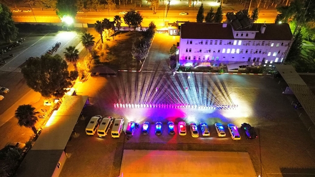 Hatay'da narenciye bahçelerinde hırsızlığa karşı havadan ve karadan denetim yapıldı