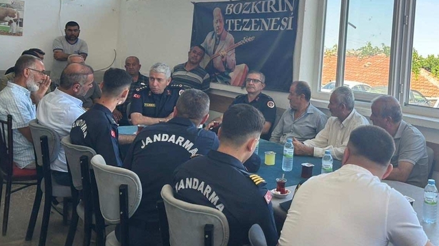 Kırşehir'de jandarma asayiş ve güvenlik toplantısı gerçekleştirdi