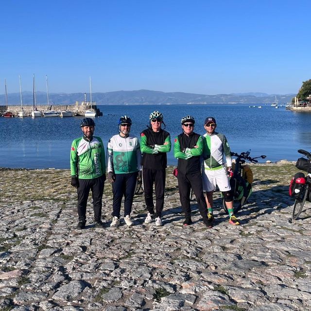 Yeşilay Edirne Bisiklet Topluluğu'nun Kuzey Makedonya'daki turu sürüyor