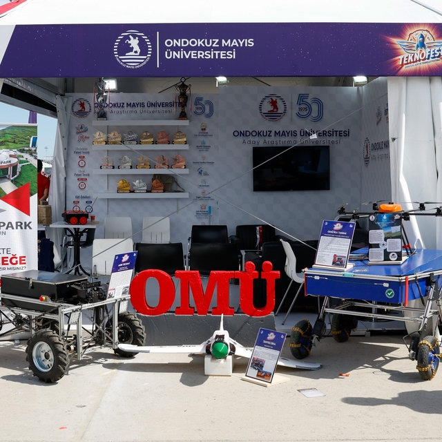 Ondokuz Mayıs Üniversitesi 12 finalist takımıyla TEKNOFEST'te yer aldı