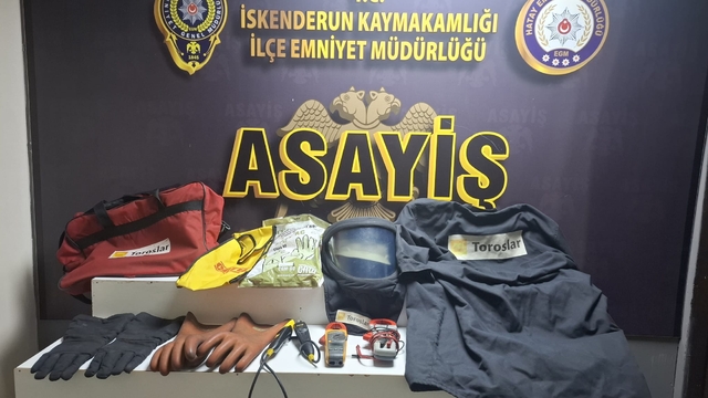 İskenderun'da hırsızlık şüphelisi yakalandı